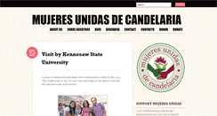 Desktop Screenshot of mujeresunidasdecandelaria.org